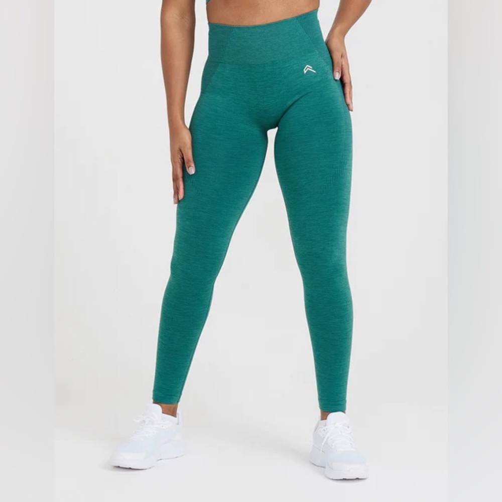 ONER ACTIVE CLASSIC SEAMLESS 2.0 LEGGINGS IN MINERAL GREEN MARL - XS